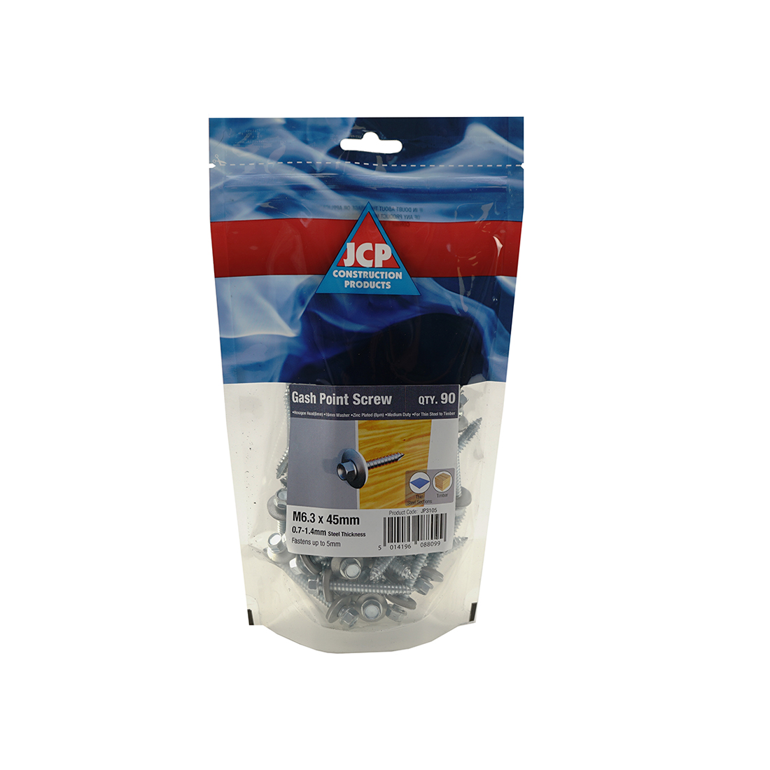 METALFIX GASH POINT SELF DRILLING SCREWS BZP