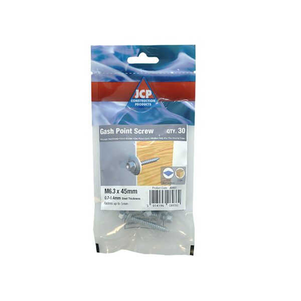 METALFIX GASH POINT SELF DRILLING SCREWS BZP