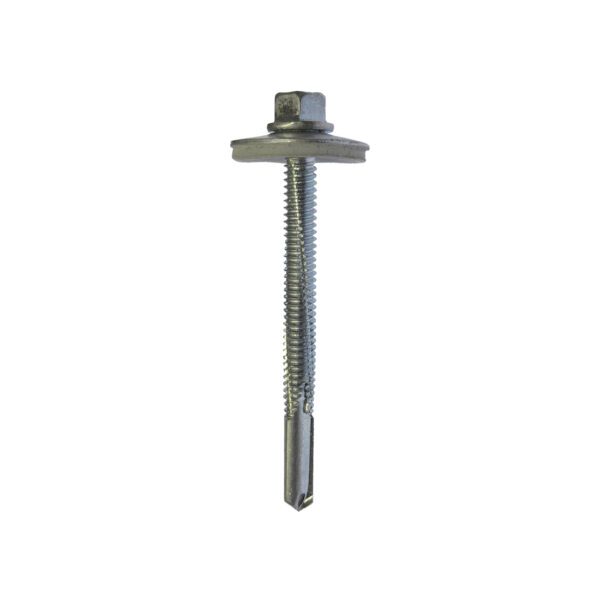 METALFIX SELF DRILLING SCREWS WITH 19MM WASHER BZP