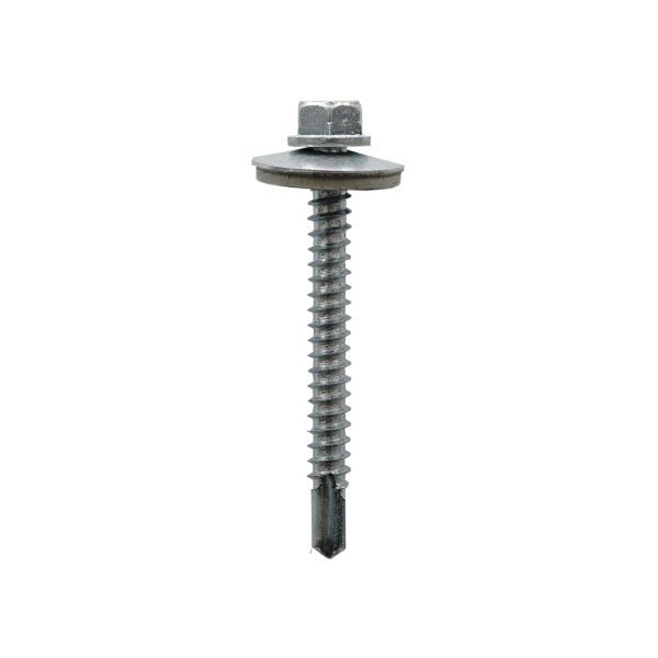 METALFIX SELF DRILLING SCREWS WITH 19MM WASHER BZP