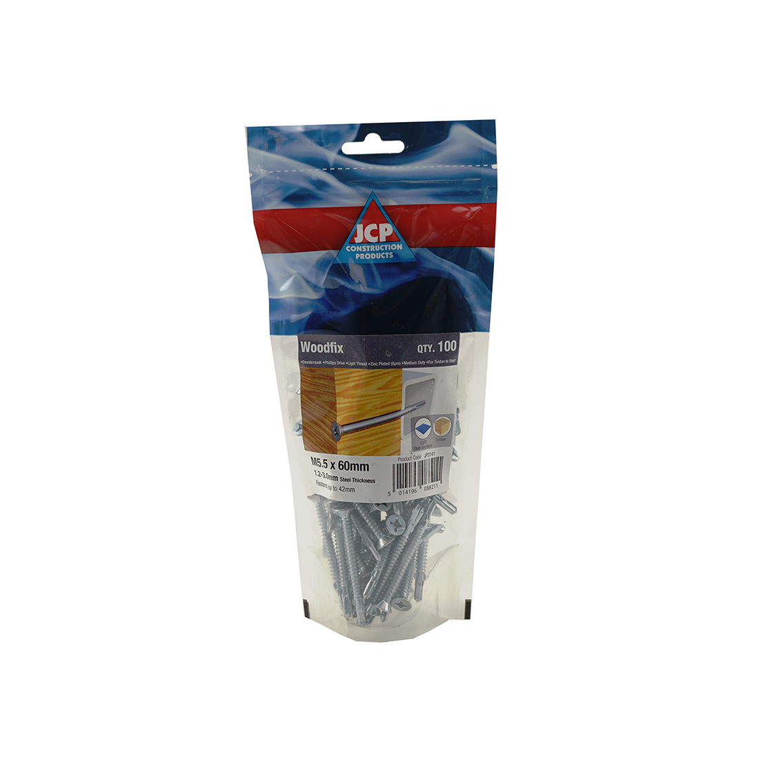 WOODFIX SELF DRILLING SCREWS BZP