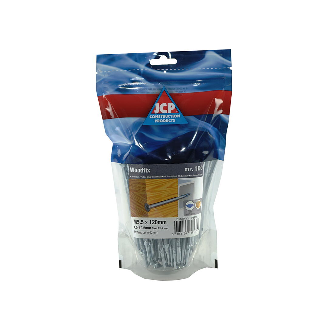 WOODFIX SELF DRILLING SCREWS BZP